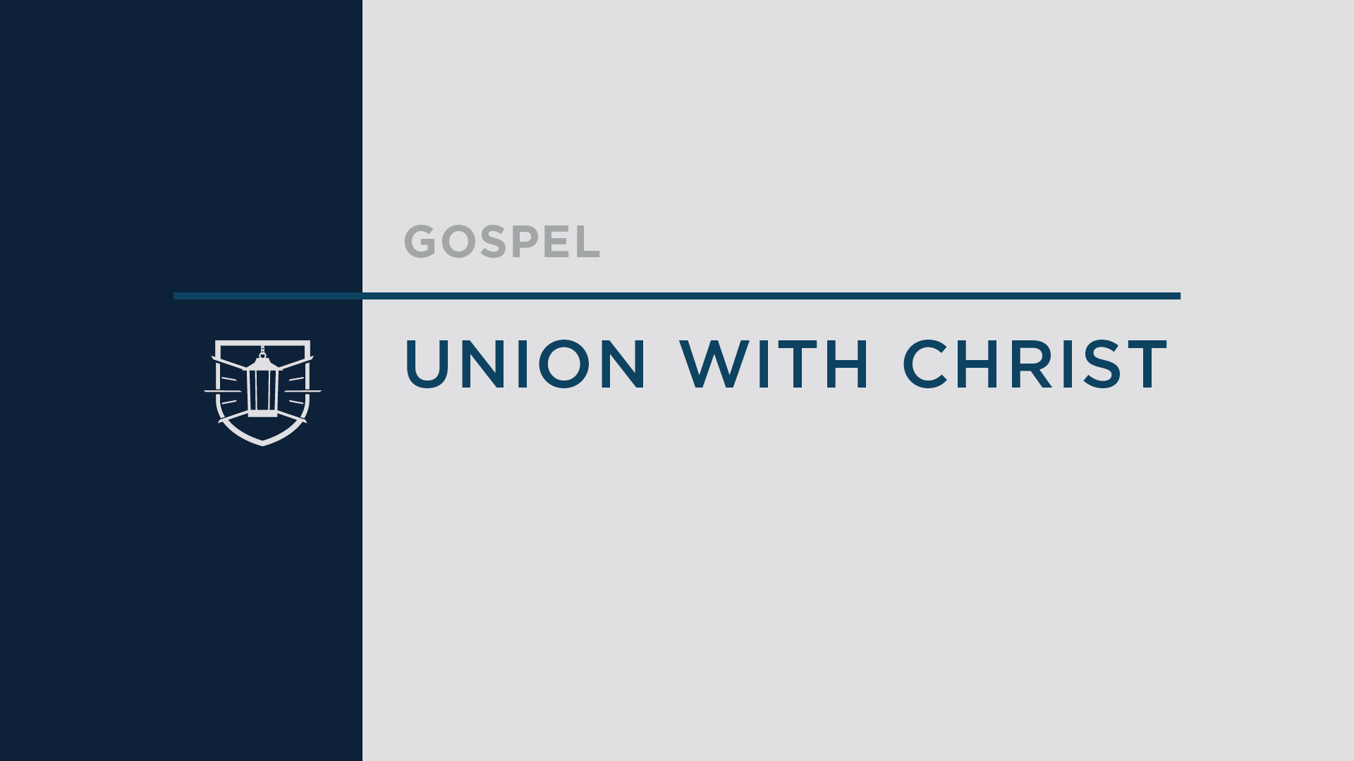 Gospel 3: Union with Christ