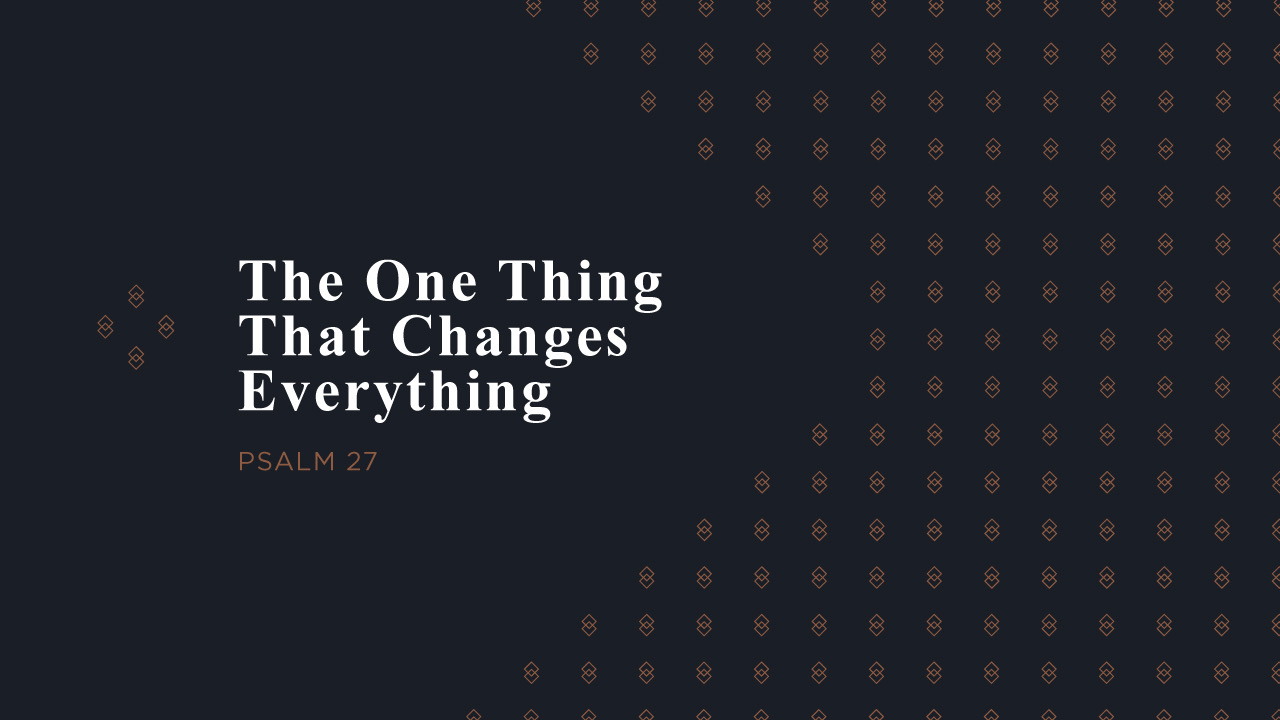 The One Thing That Changes Everything