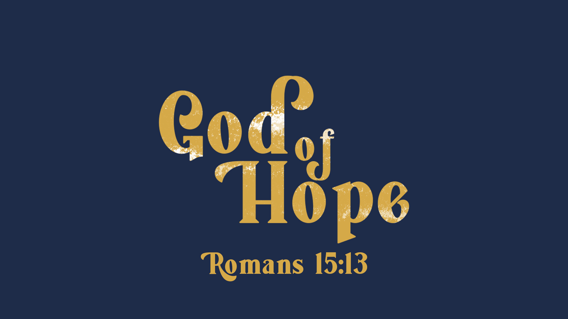 God of Hope