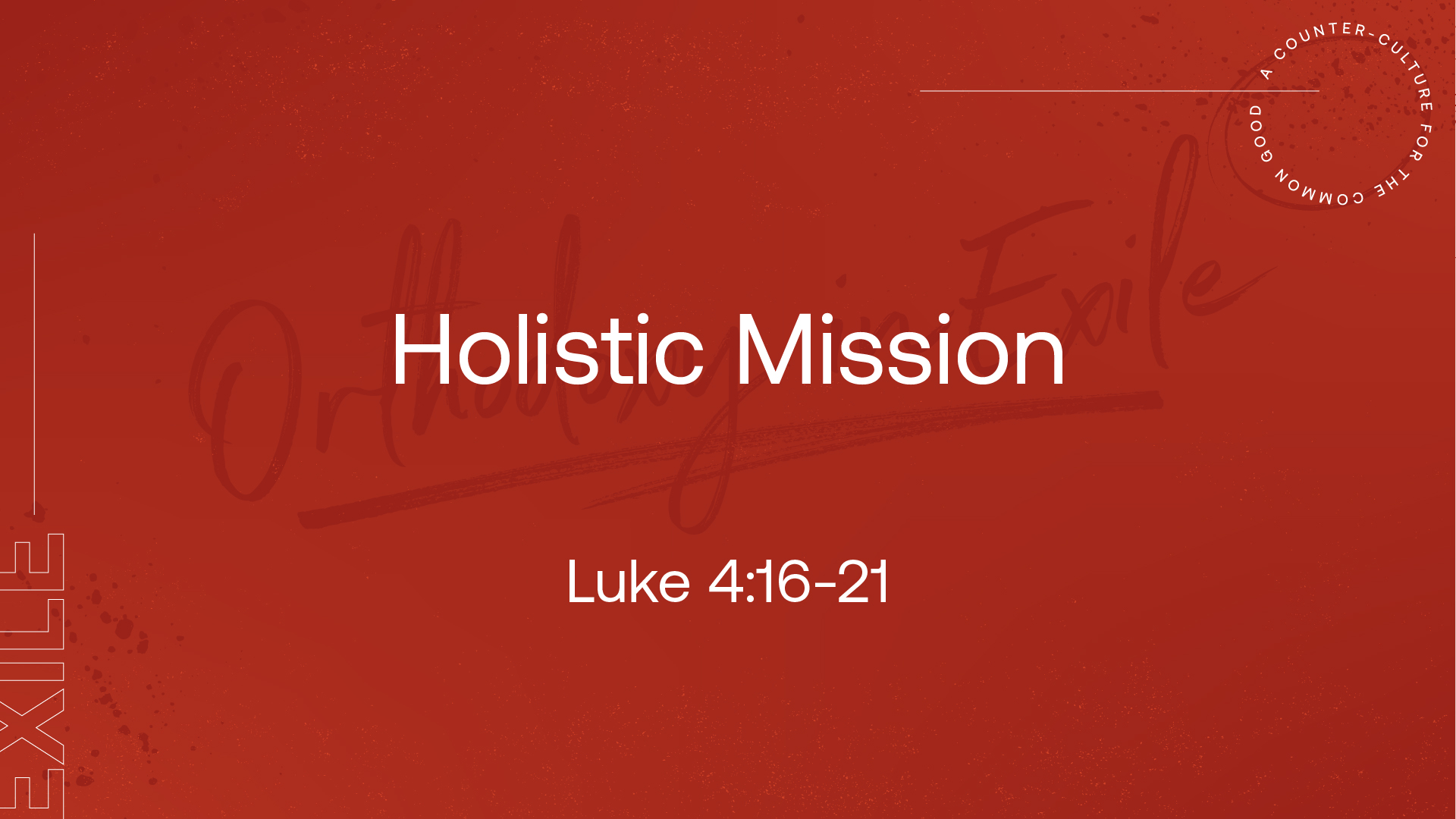Holistic Mission