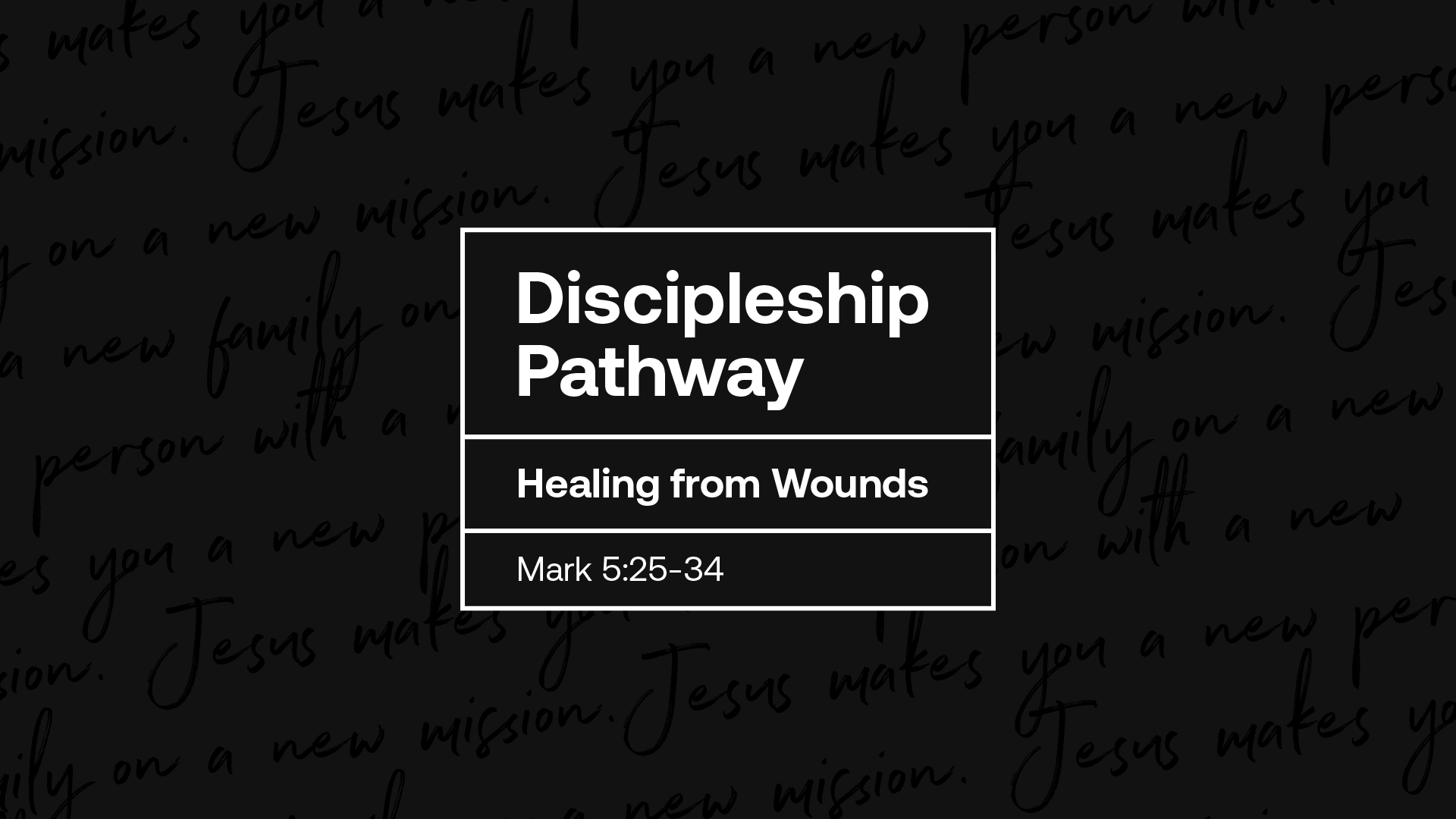 Healing from Wounds