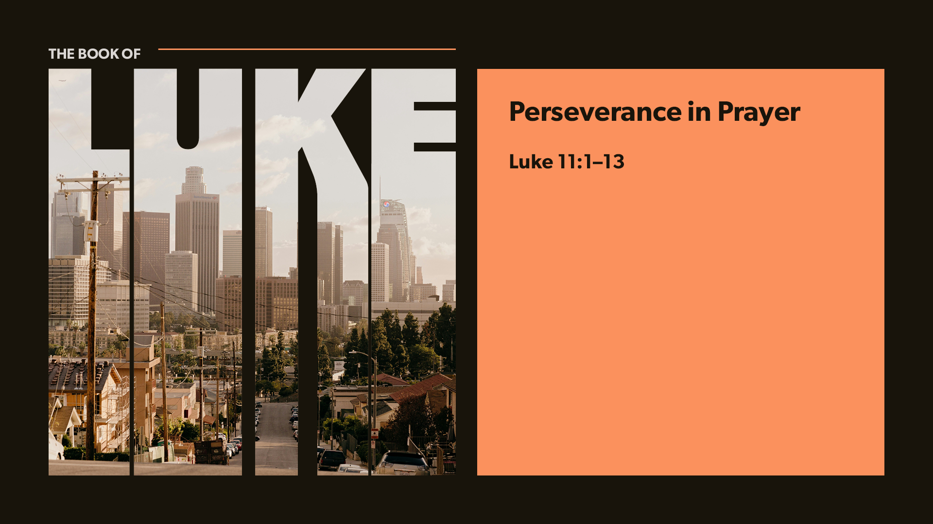 Perseverance in Prayer 