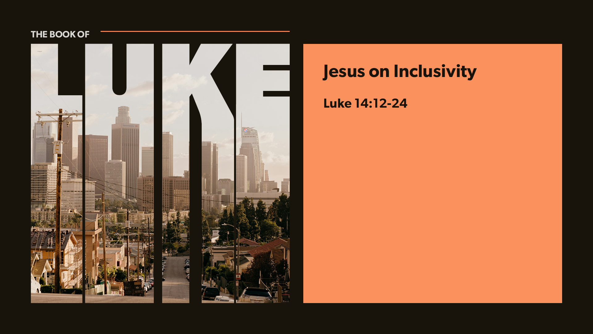 Jesus on Inclusivity