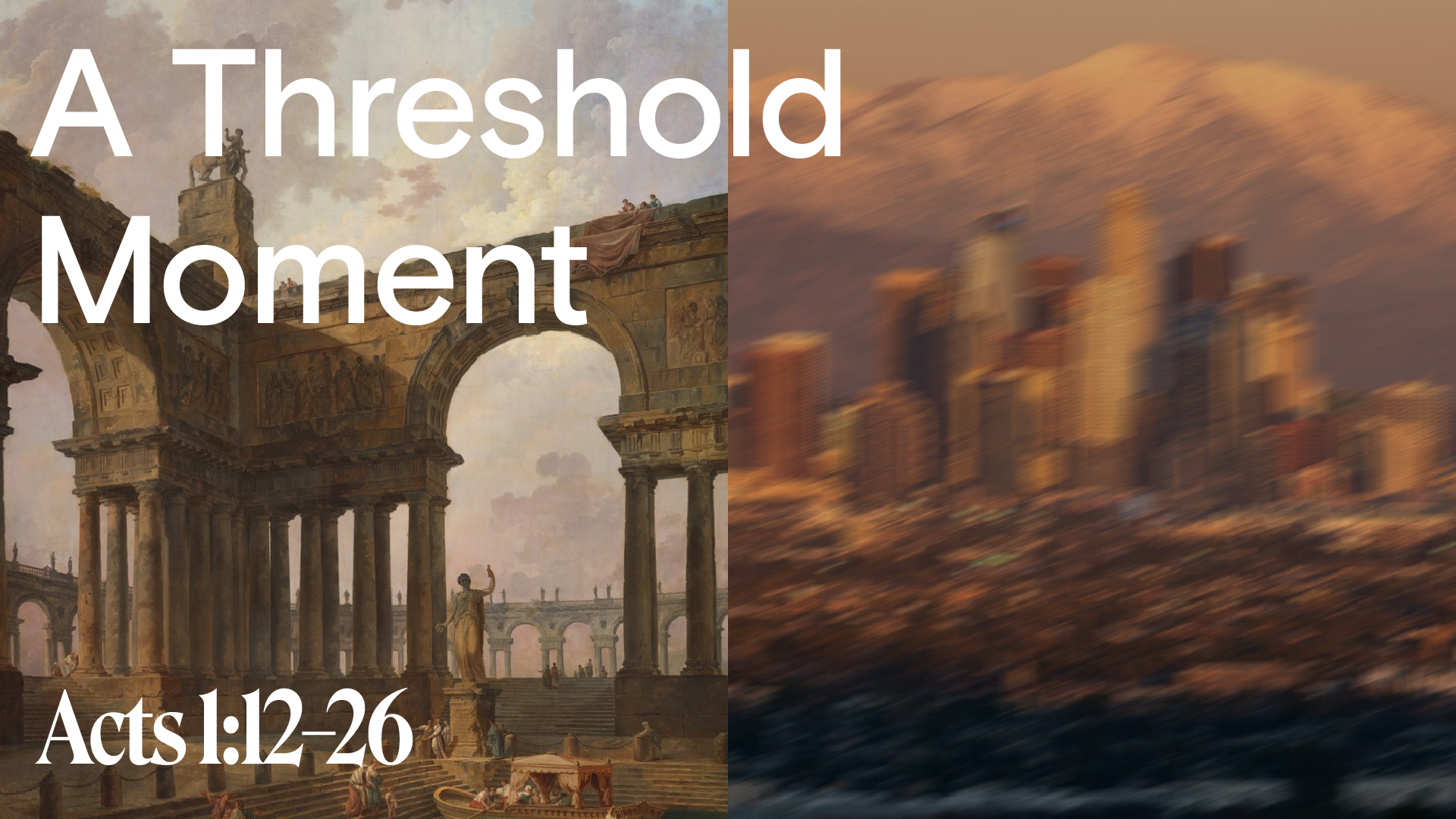 A Threshold Moment 