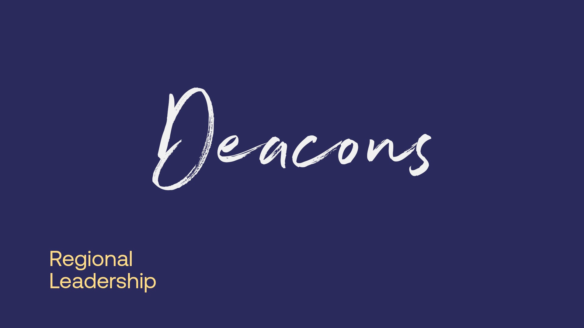 Deacon Appointments, Dec 7, 2025