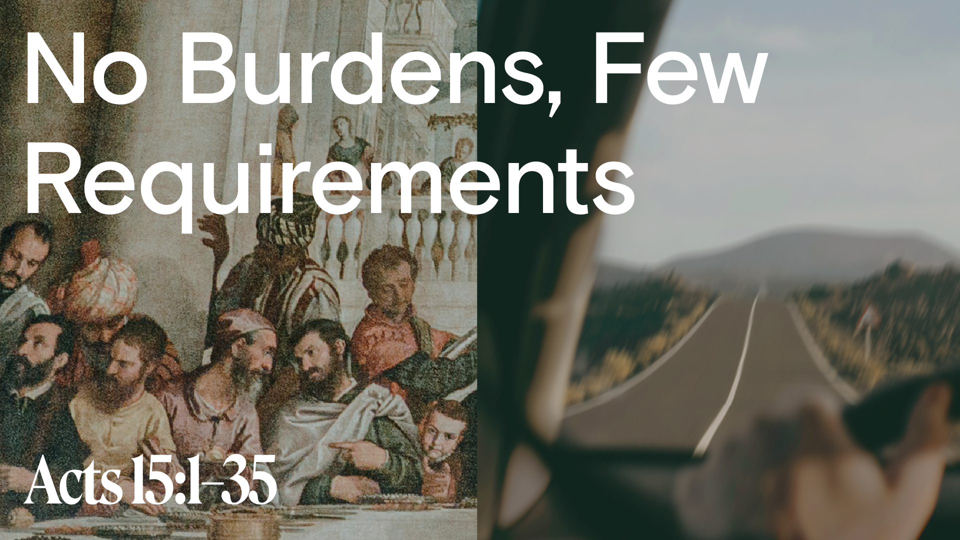 No Burdens, Few Requirements 